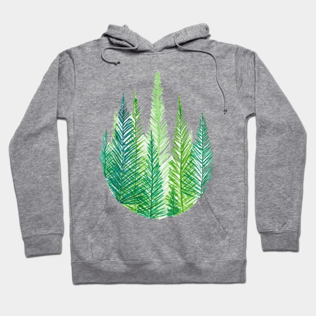 Through the Trees Hoodie by Artbynikitachawda